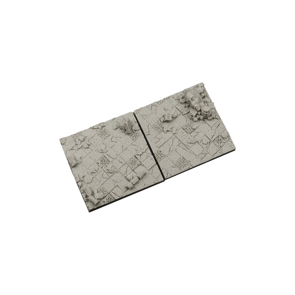 PREORDER Micro Art Studio - Resin Square/Rectangular Bases - Ancient Bases 50x50mm (2)