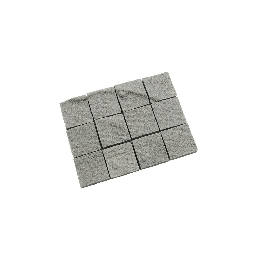 PREORDER Micro Art Studio - Resin Square/Rectangular Bases - Desert Bases 20x20mm (10)