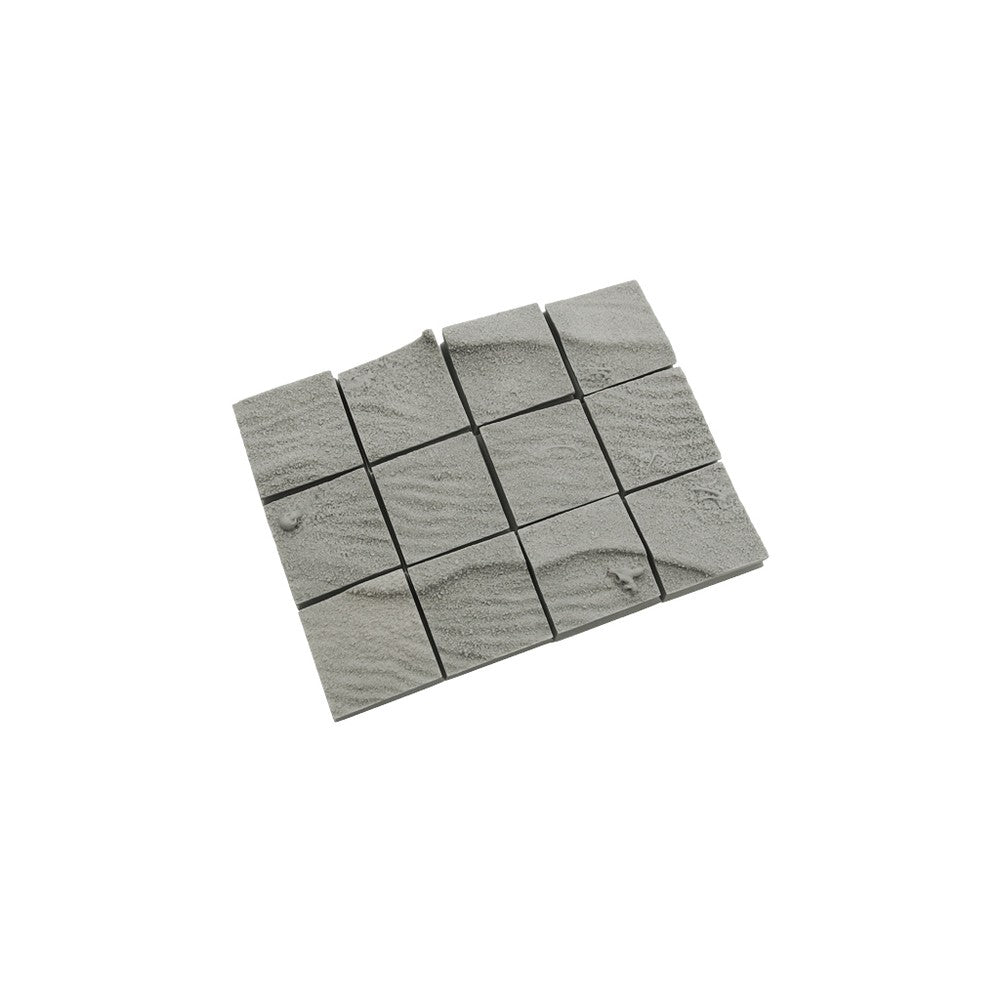 PREORDER Micro Art Studio - Resin Square/Rectangular Bases - Desert Bases 25x25mm (10)