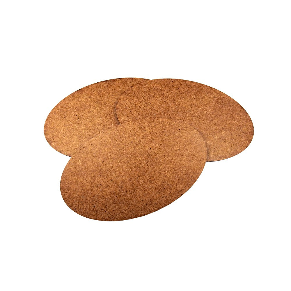 PREORDER Micro Art Studio - HDF/MDF Lasercut Bases - HDF 3mm Bases Oval 170x105mm (2)