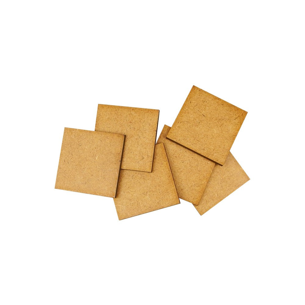 PREORDER Micro Art Studio - HDF/MDF Lasercut Bases - HDF 3mm Bases 40x40mm (10)
