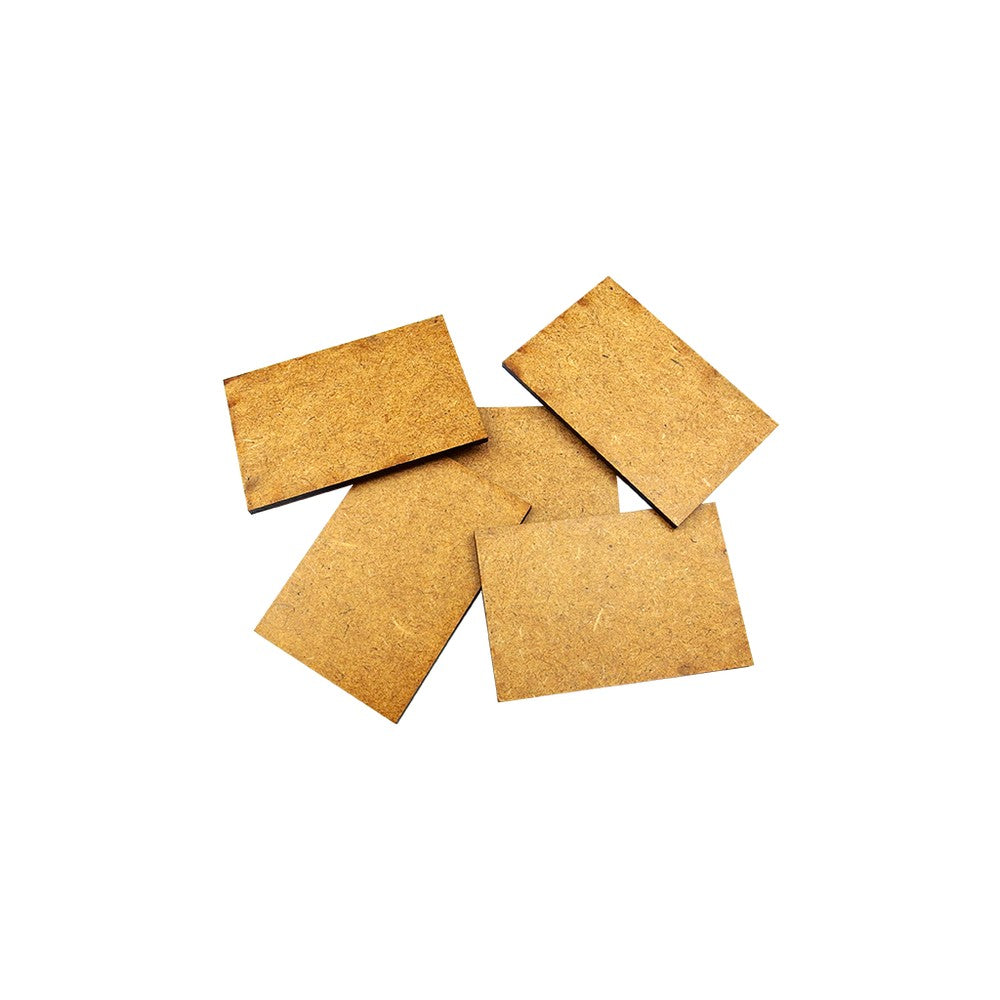 PREORDER Micro Art Studio - HDF/MDF Lasercut Bases - HDF 3mm Bases 75x50mm (8)