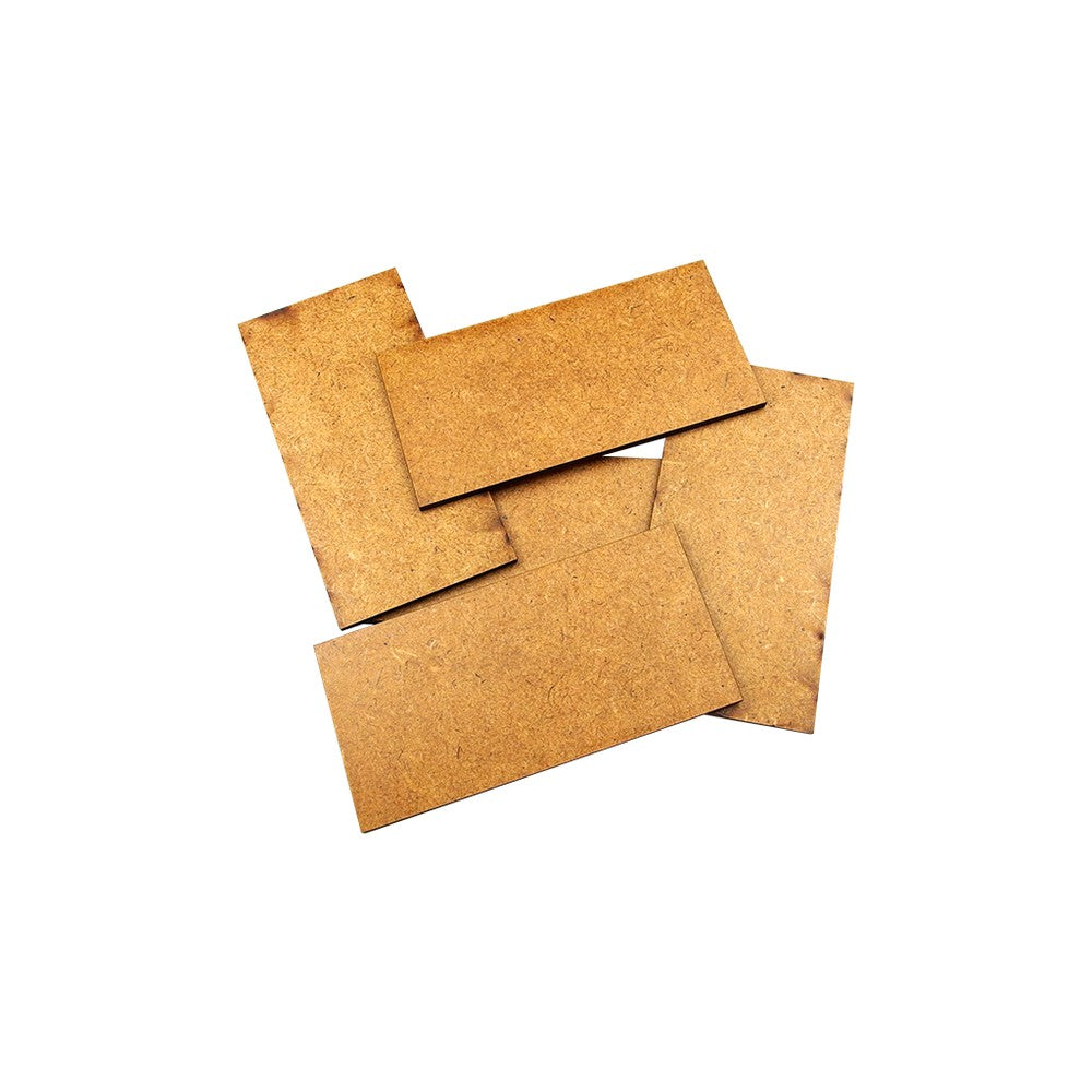 PREORDER Micro Art Studio - HDF/MDF Lasercut Bases - HDF 3mm Bases 100x50mm (4)