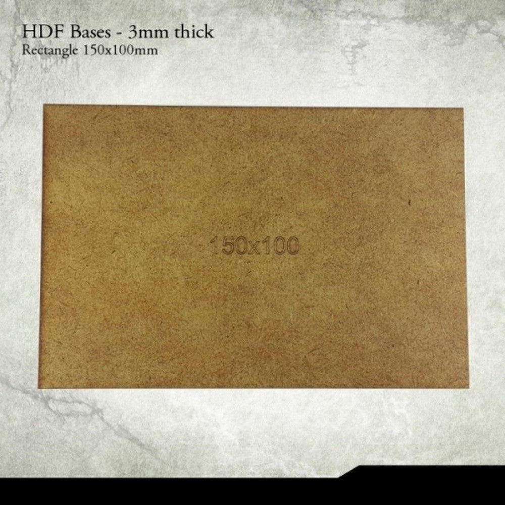 PREORDER Micro Art Studio - HDF/MDF Lasercut Bases - HDF 3mm Bases 150x100mm (2)