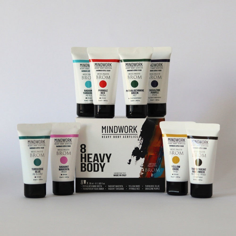 PREORDER Mindwork Heavy Body Acrylics - Primary Set (5 colors)