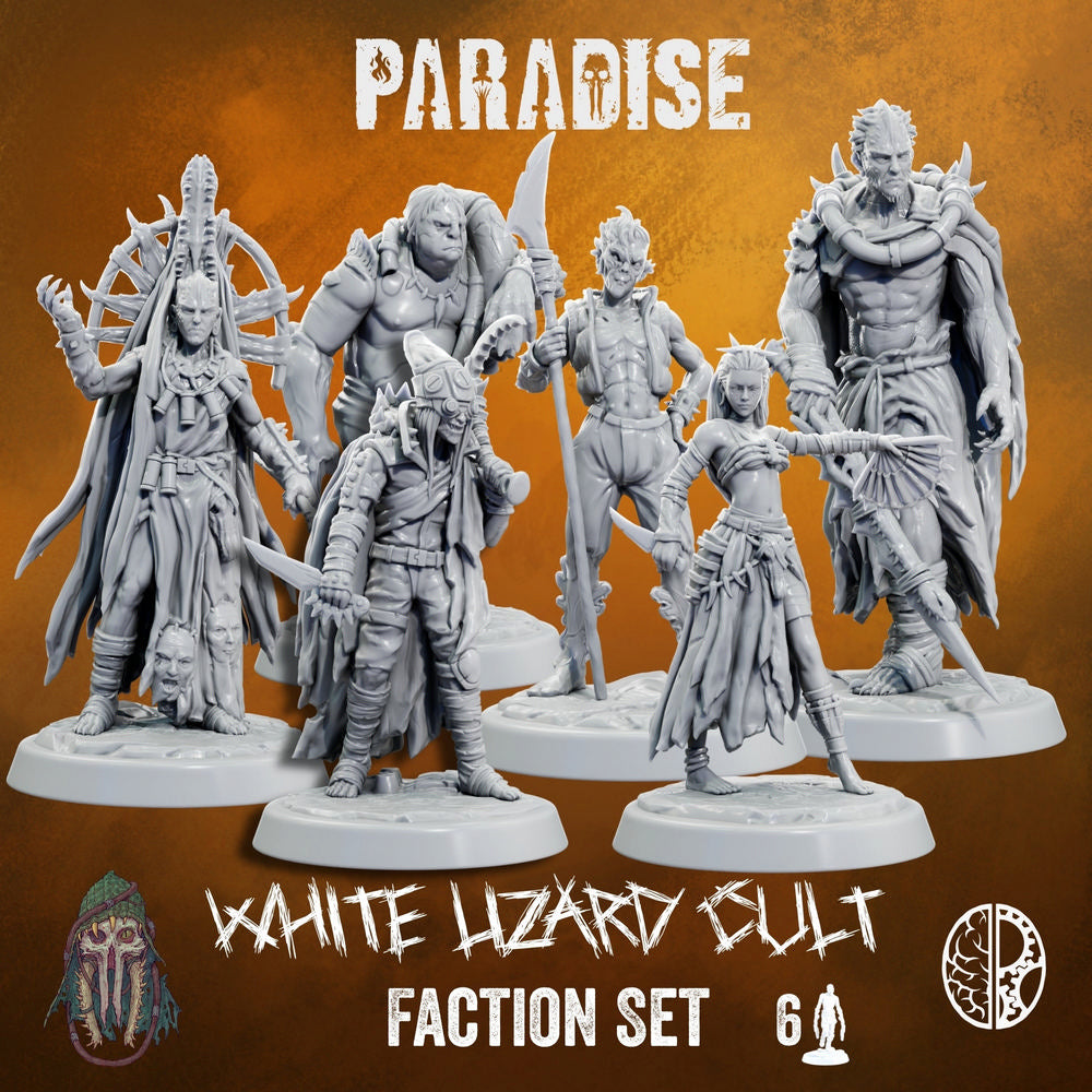 PREORDER Paradise - White Lizard cult - faction set