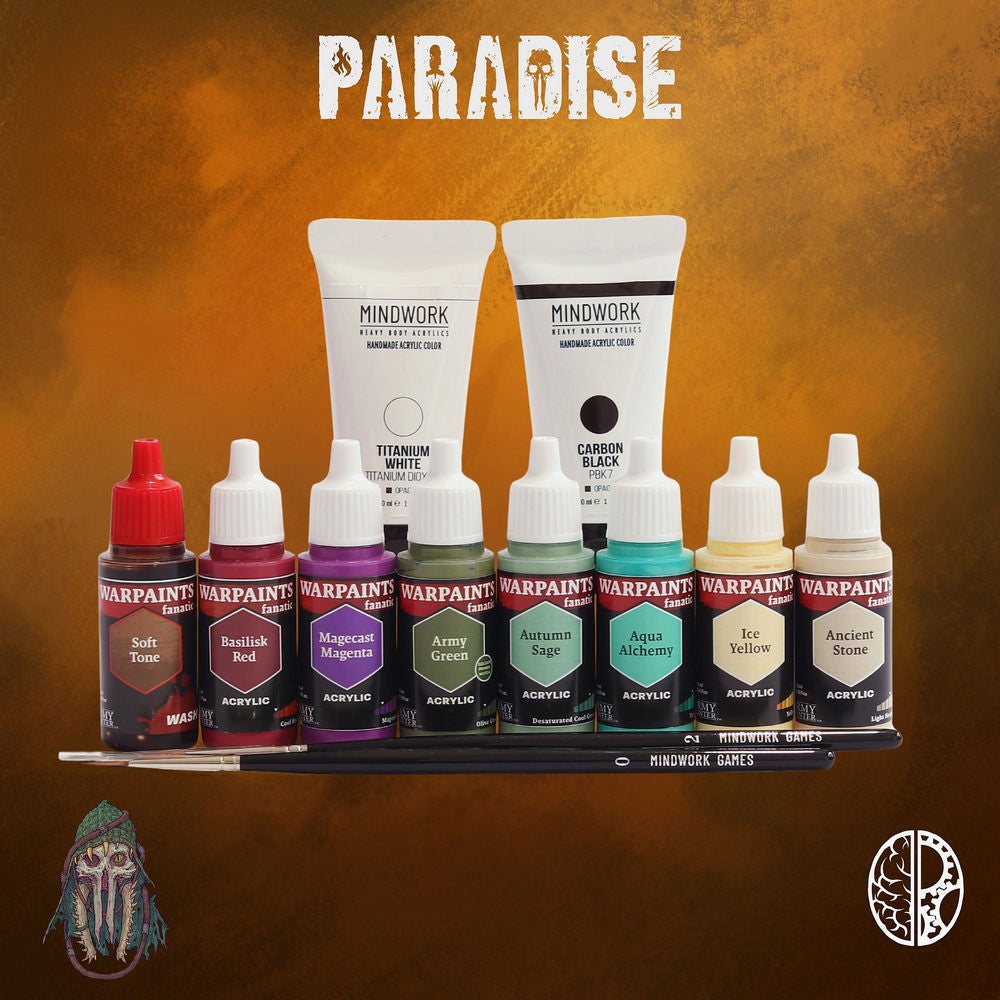 PREORDER Paradise - White Lizard cult paint set