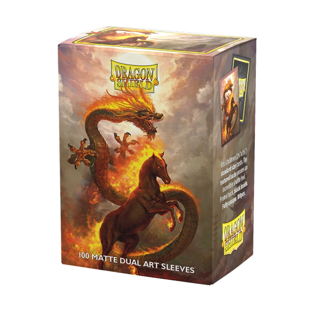PREORDER Dragon Shield: Sleeves  Matte Dual Art  Lunar New Year 2026: Fire Horse