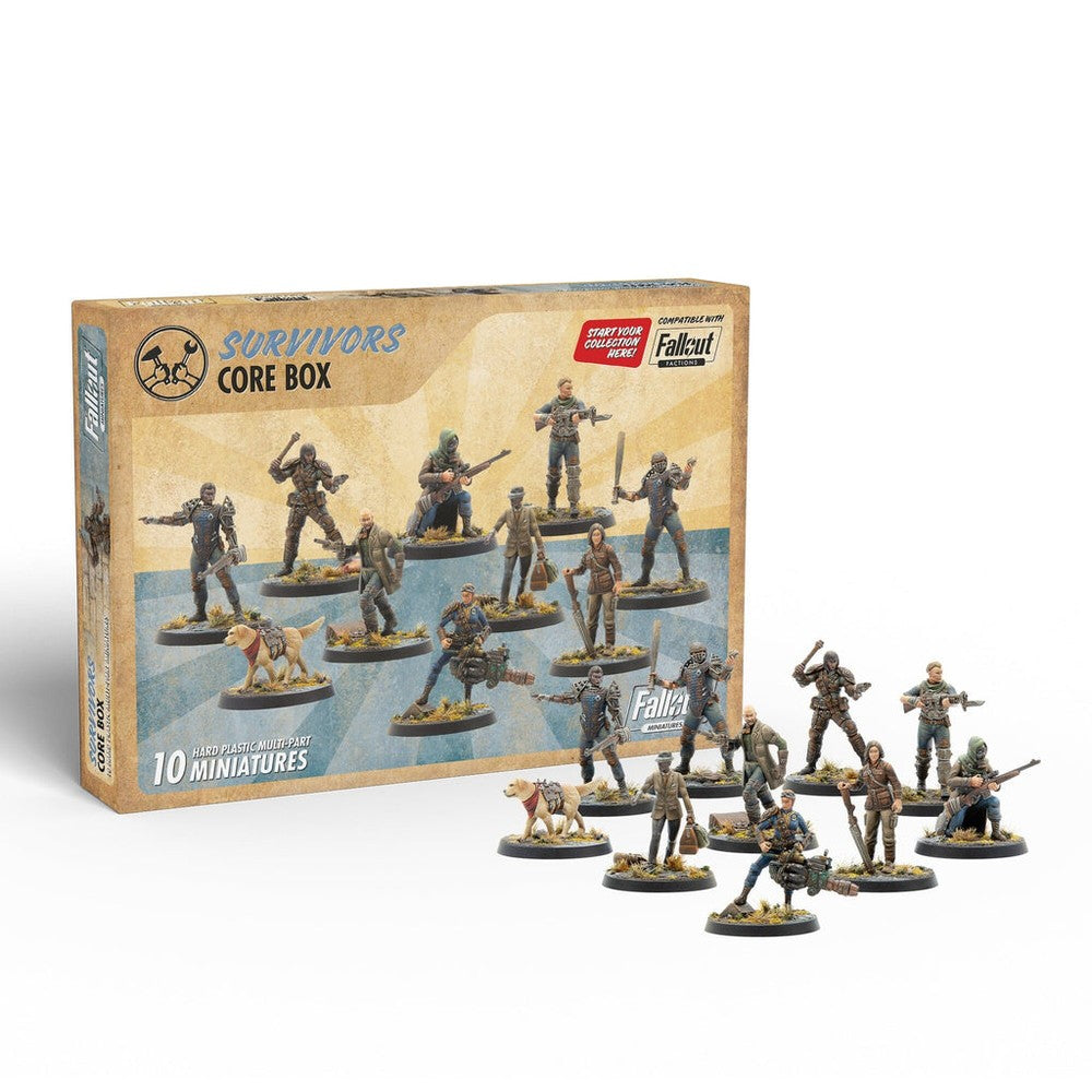 PREORDER Fallout Miniatures: Wasteland Survivors Core Set (Plastic)