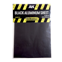 PREORDER AK Interactive - Building Materials - Black Aluminium Sheet 150Um 200X250Mm