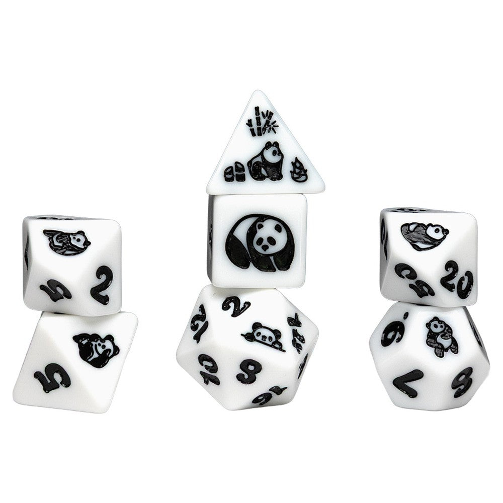 PREORDER Sirius Dice - Animal - Moon Panda Dice Set 7