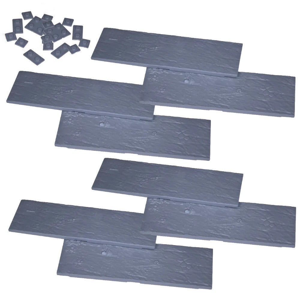 Kings of War - Modular Plastic Base Set (120x40) x 8 (4th Ed)