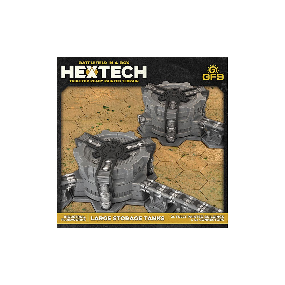 Hextech Terrain: Industrial Fluidworks  Large Storage Tanks