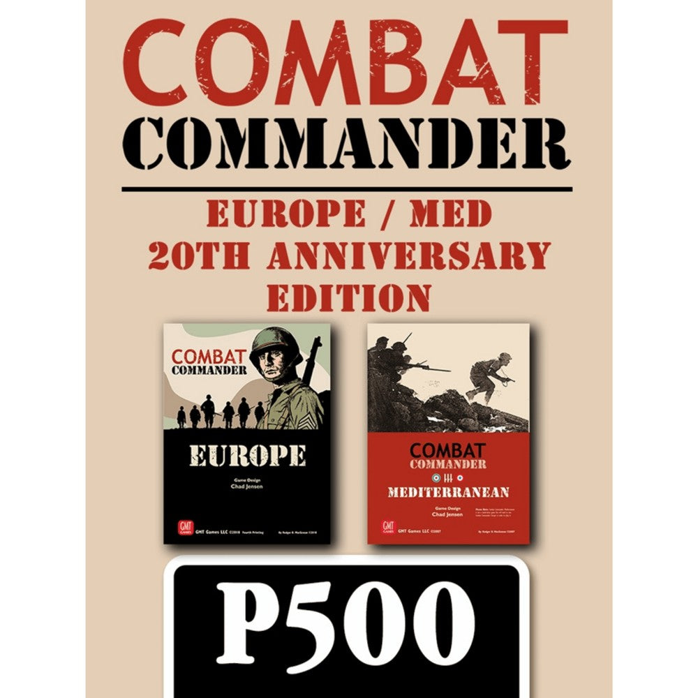 PREORDER GMT Games - Combat Commander: Europe/Med. 20th Anniversary Edition