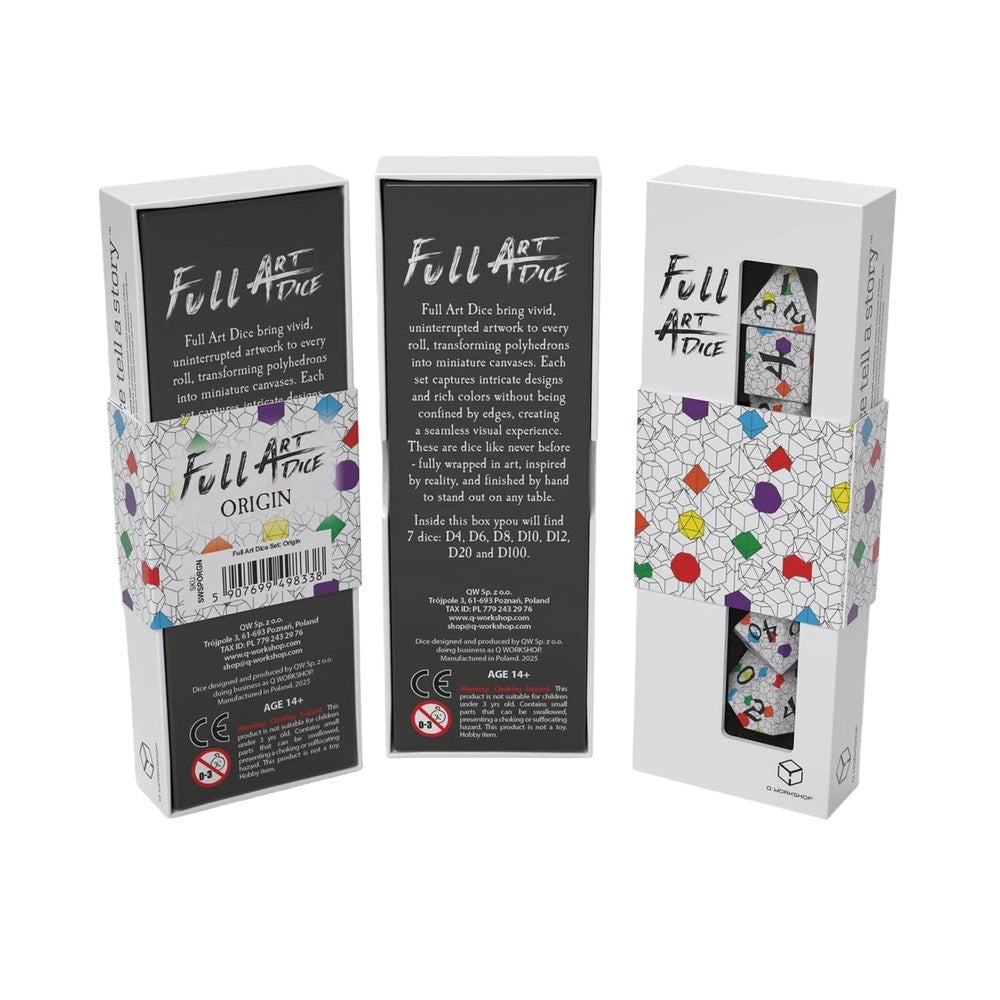 Q Workshop - Full Art Dice Set: Origin