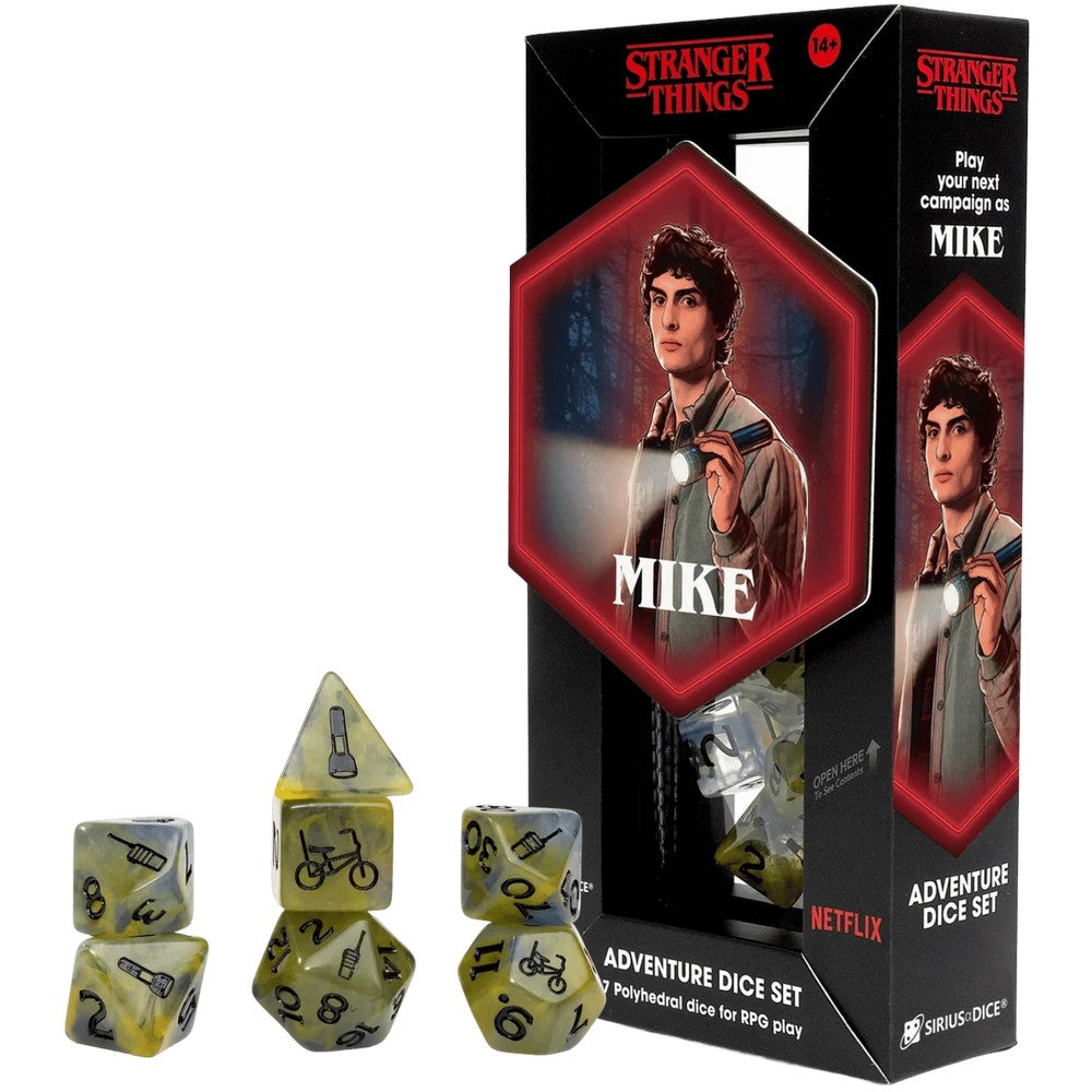 PREORDER Sirius Dice - Stranger Things Adventure Dice - Mike