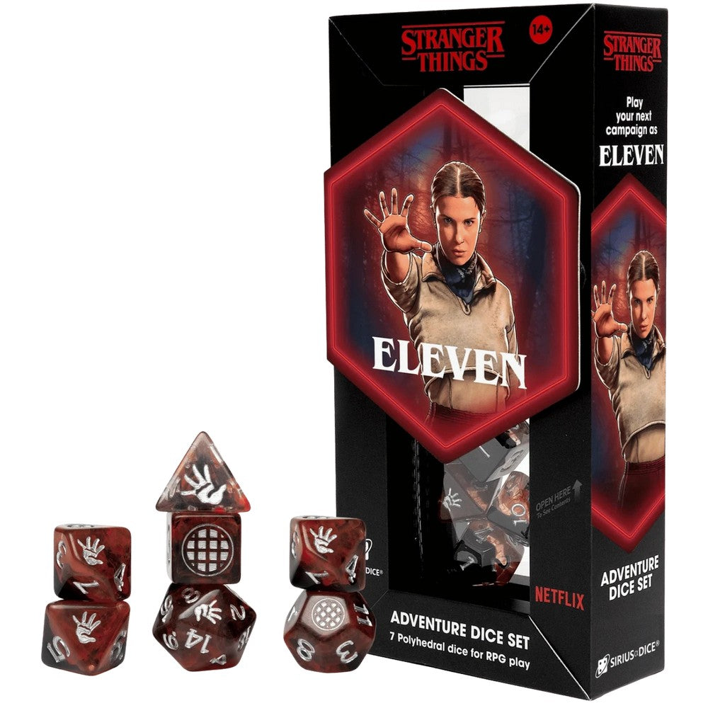 PREORDER Sirius Dice - Stranger Things Adventure Dice - Eleven