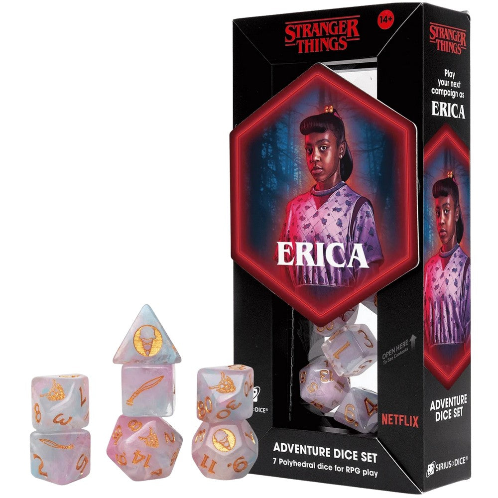 PREORDER Sirius Dice - Stranger Things Adventure Dice - Erica