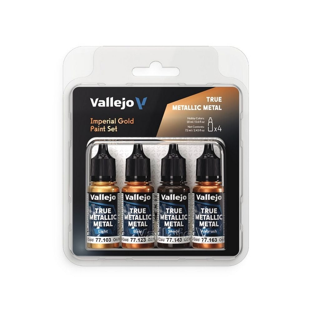 PREORDER Vallejo - True Metallic Metal - Set - Imperial Gold