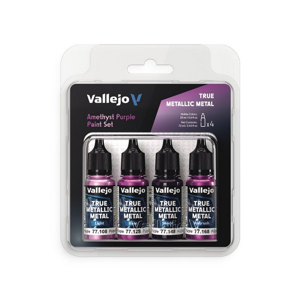 PREORDER Vallejo - True Metallic Metal - Set - Amethyst Purple