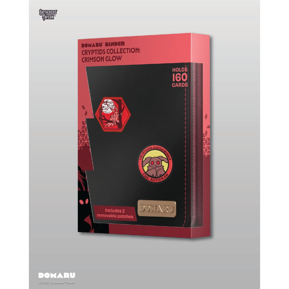 PREORDER Gatherers Tavern - Binders - Cryptids Collection - 4 Pocket - Crimson Glow