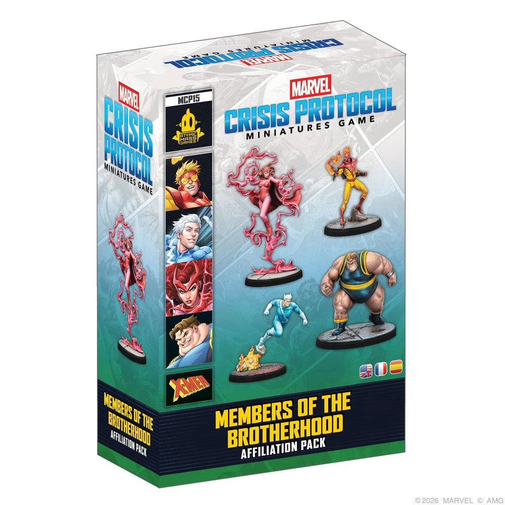 PREORDER Marvel: Crisis Protocol  Members of the Brotherhood Affiliation Pack