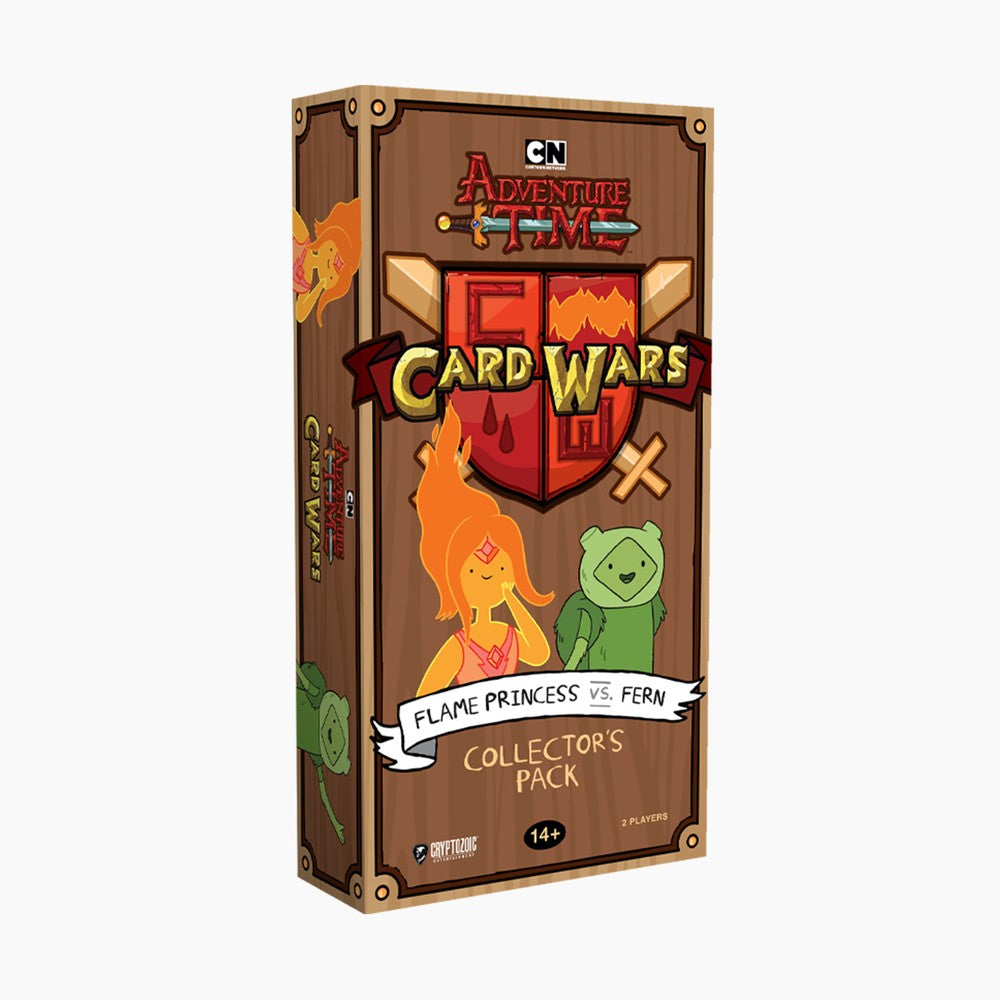 PREORDER Cryptozoic: Adventure Time Card Wars Collectors Pack: Flame Princess vs. Fern
