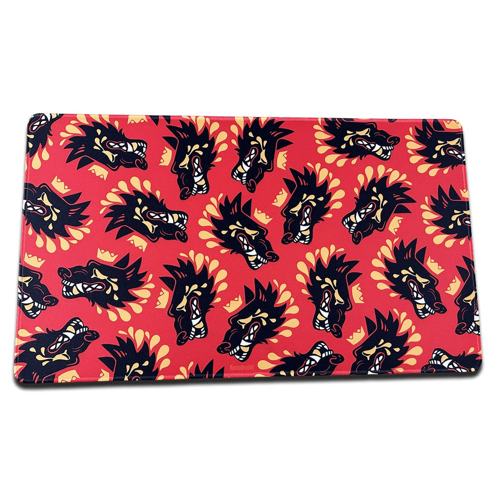 PREORDER Chronicle - Crowned Wolf MtG Commander Stitched Edge Playmat