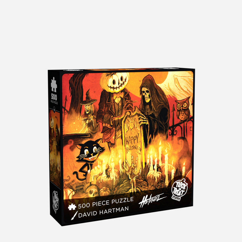 PREORDER Halloween At The Cemetery 500 Pc Puzzle