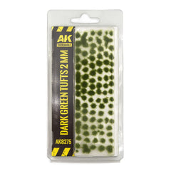PREORDER AK Interactive - Dioramas - Dark Green Tufts 2Mm