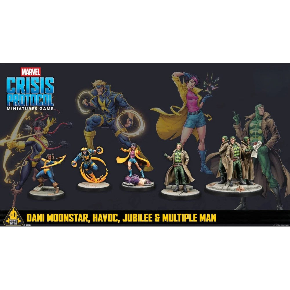PREORDER Marvel: Crisis Protocol  Dani Moonstar Jubilee Multiple Man & Havok