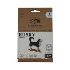 LPG Puzzles 3D Paper Husky