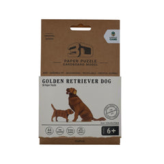 LPG Puzzles 3D Paper Golden Retriever Dog
