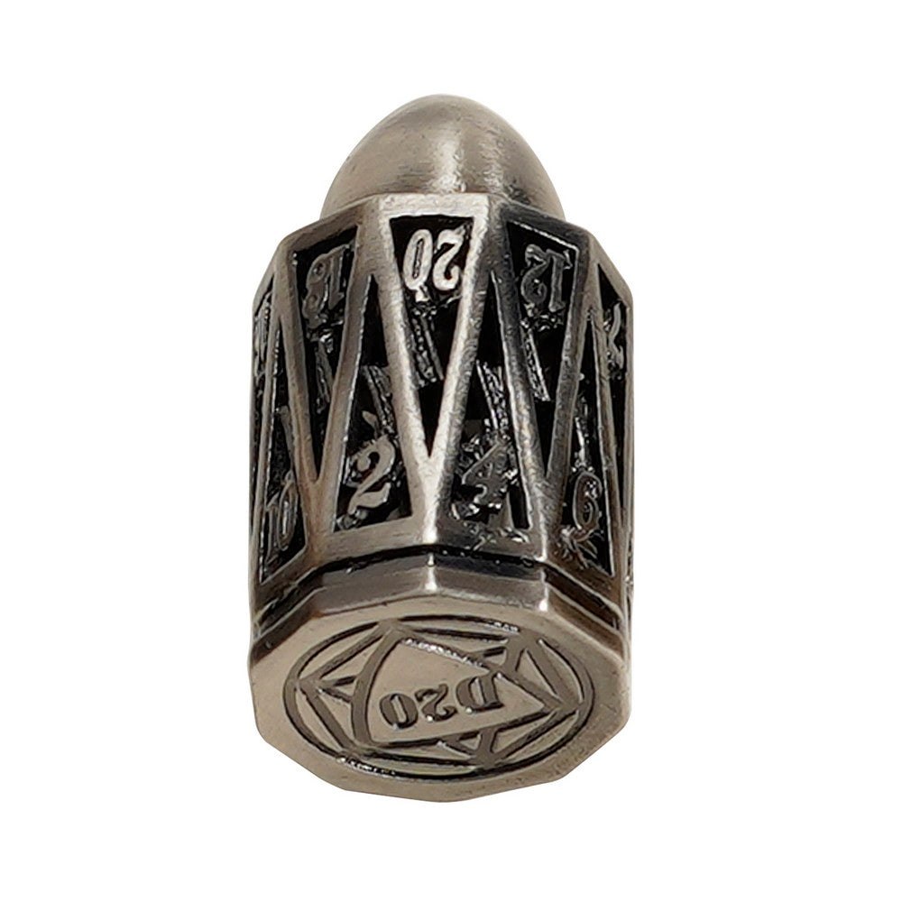 LPG Dice Bullet RPG Set Silver