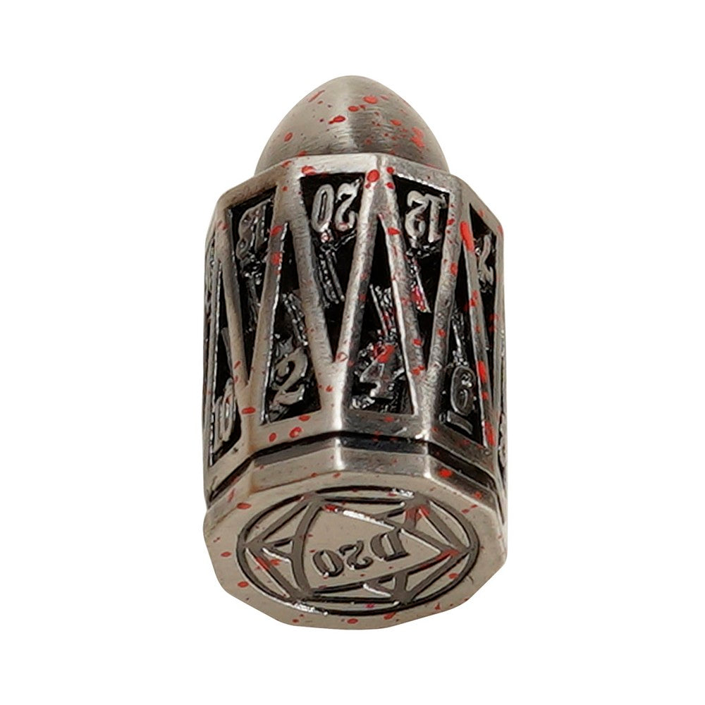 LPG Dice Bullet RPG Set Bloodied Metal