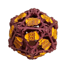 LPG Dice Heart RPG Set Red/Yellow