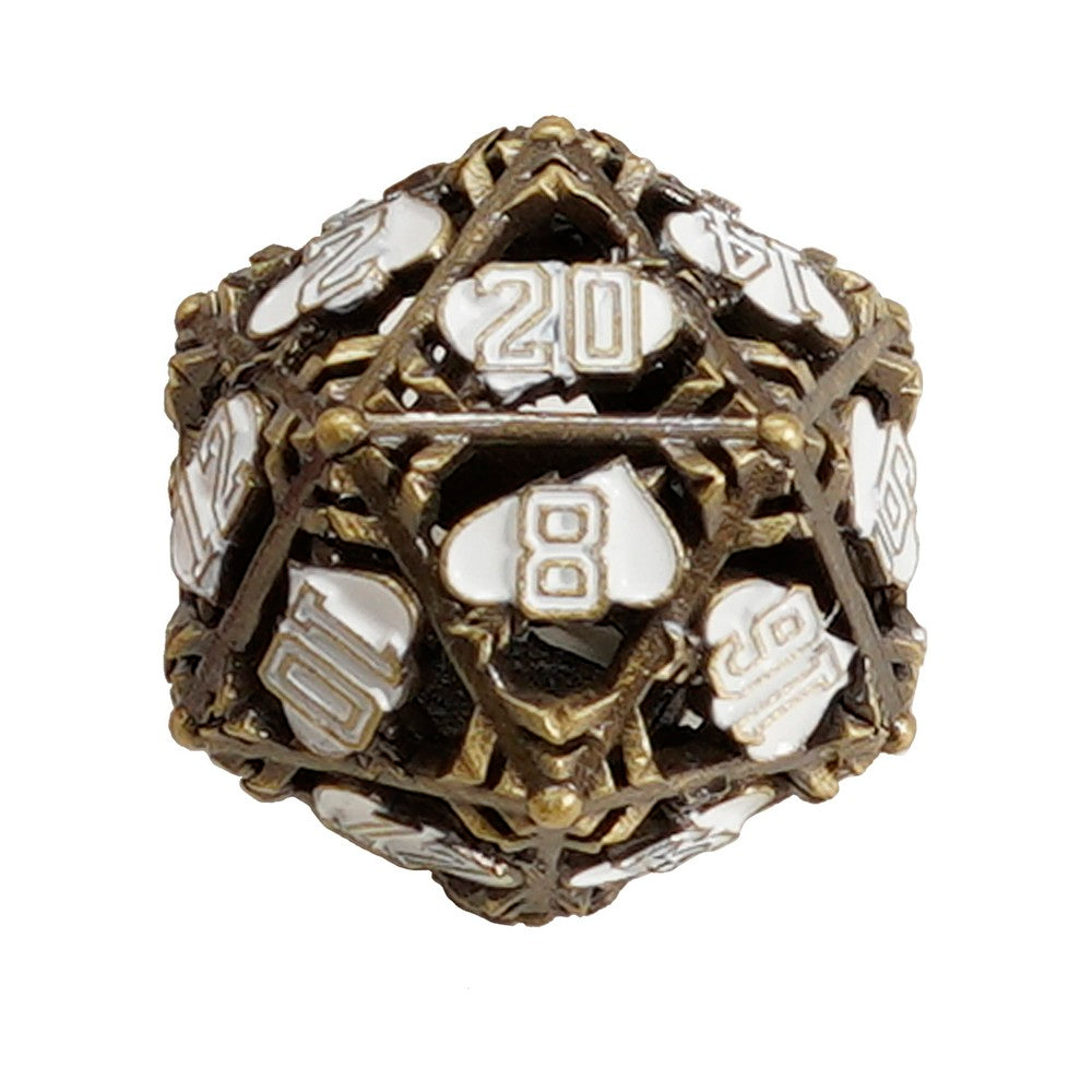 PREORDER LPG Dice Heart RPG Set Gold/Silver