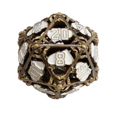LPG Dice Heart RPG Set Gold/Silver