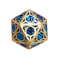 LPG Dice Diamond RPG Set Gold/Blue