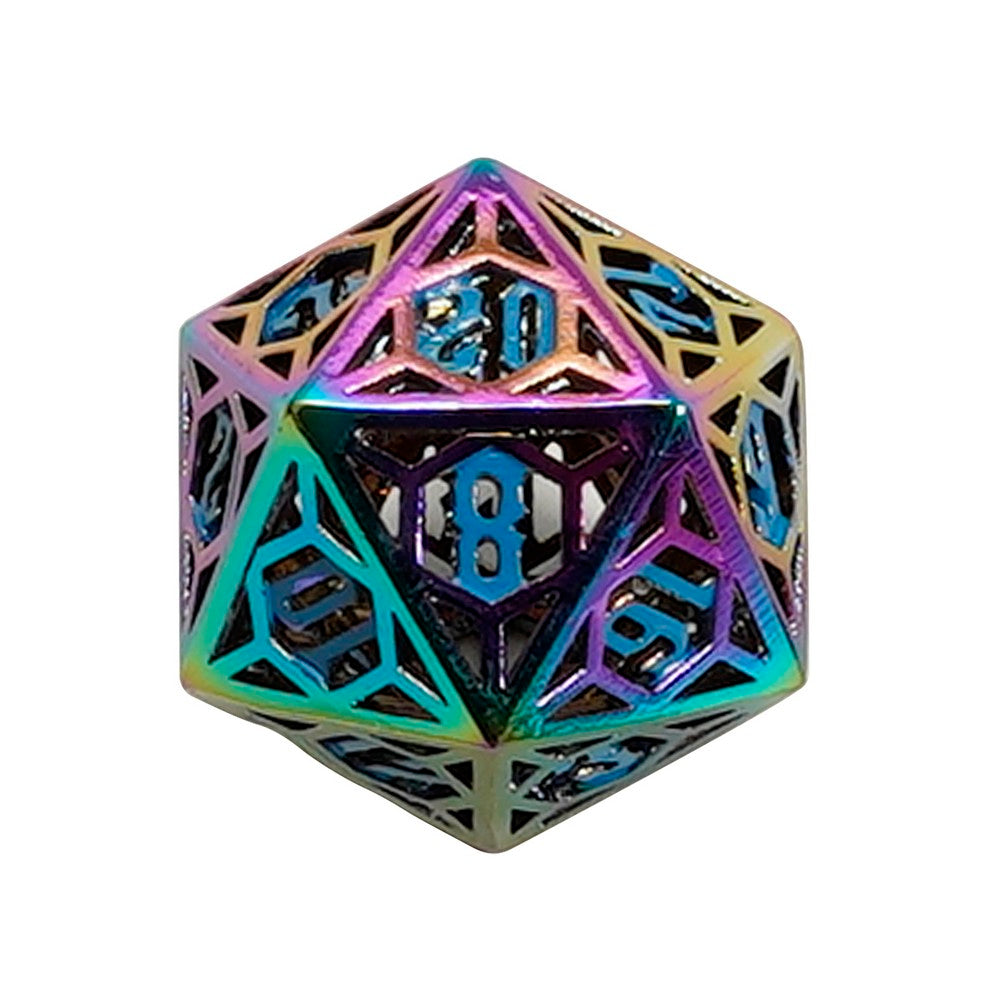 LPG Dice Diamond RPG Set Rainbow/Blue