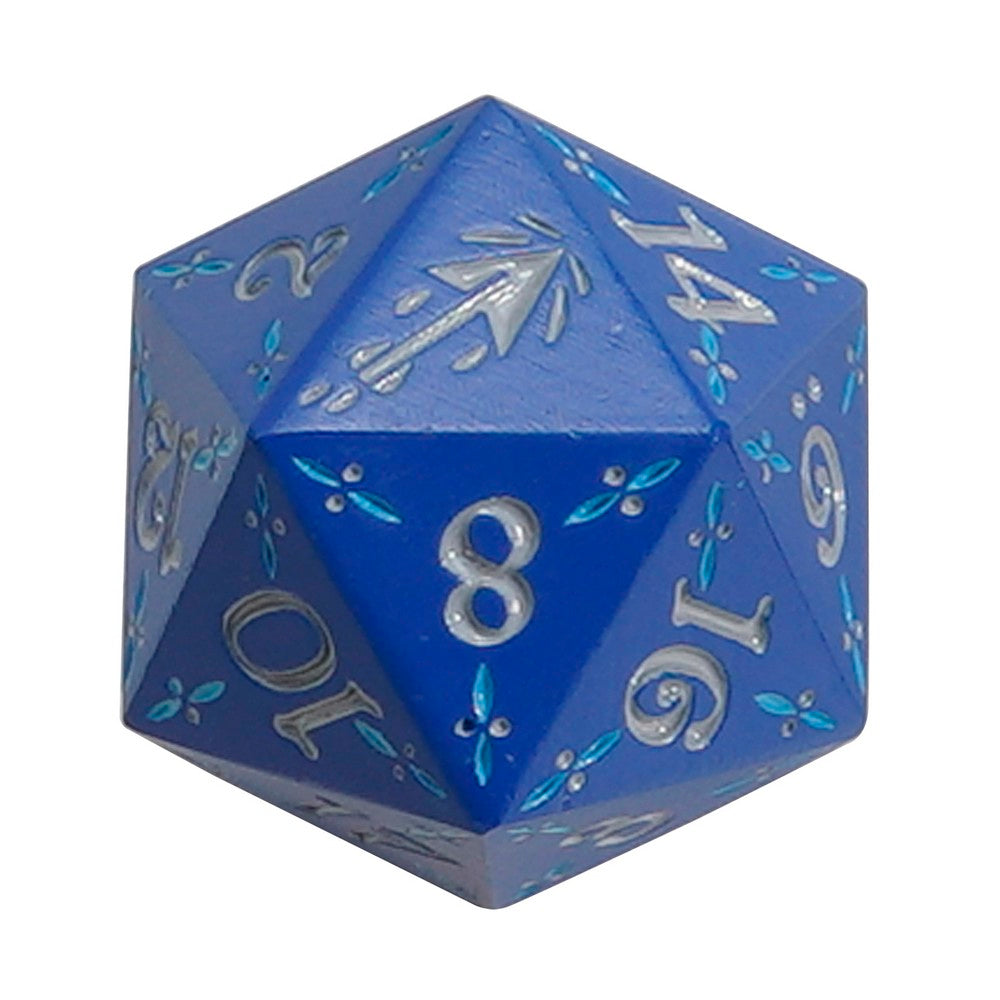 LPG Dice Rogue RPG Set Blue/Silver