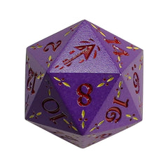 LPG Dice Rogue RPG Set Purple/Red