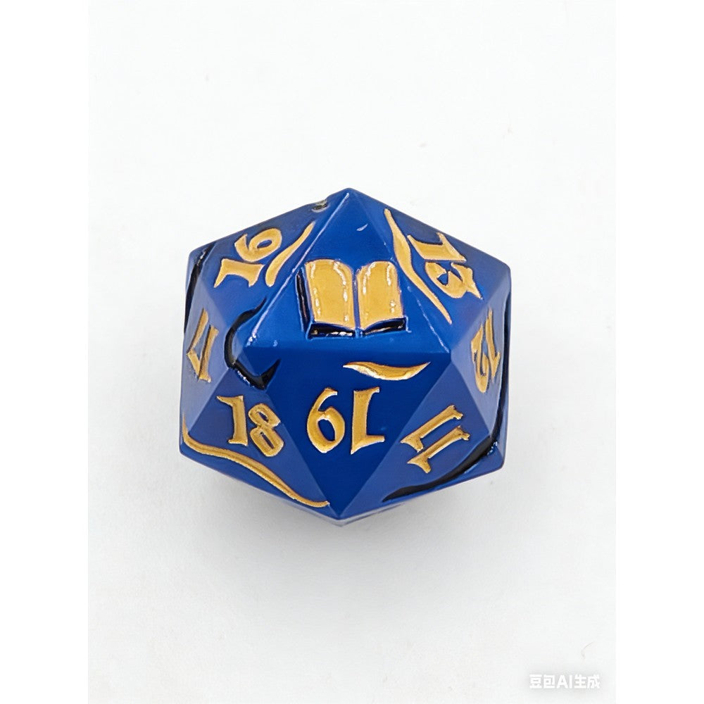 LPG Dice Mage RPG Set Blue/Gold
