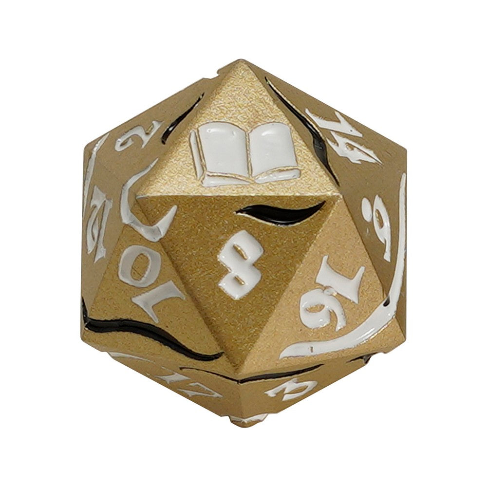 LPG Dice Mage RPG Set Gold/White