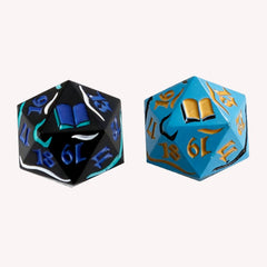 LPG Dice Dual Spindown Mage Aqua/Gold Black/Blue