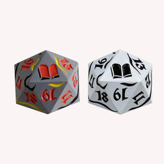 LPG Dice Dual Spindown Mage White/Black Silver/Orange