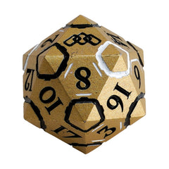 LPG Dice Dual D20 Advantage Set Rogue Blue/Silver Warrior Gold/Black