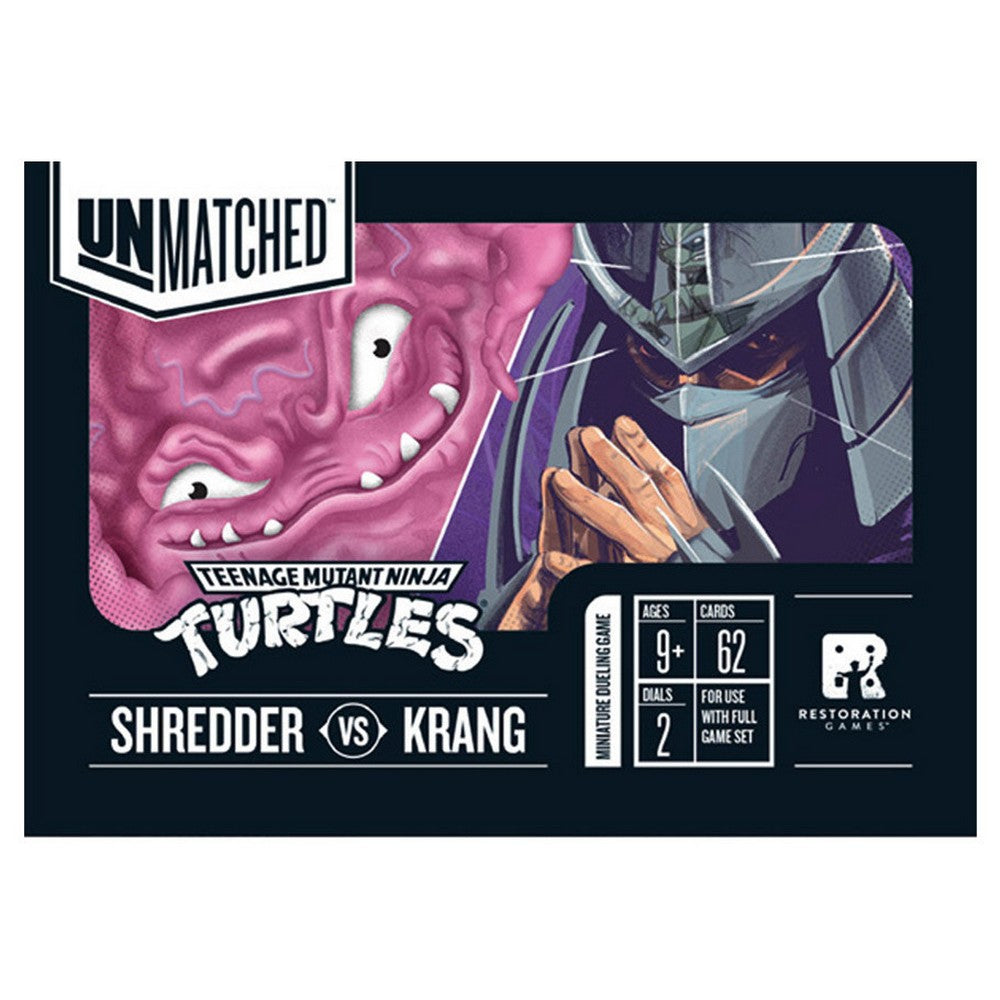 PREORDER Unmatched Adv TMNT Shredder Krang HeroDk