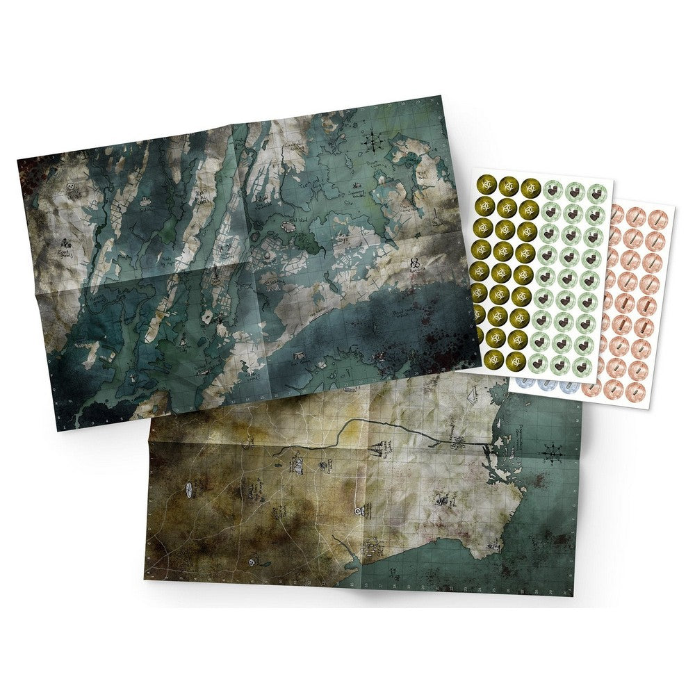 PREORDER Mutant: Year Zero - Maps & Markers Pack (RPG Accessory)