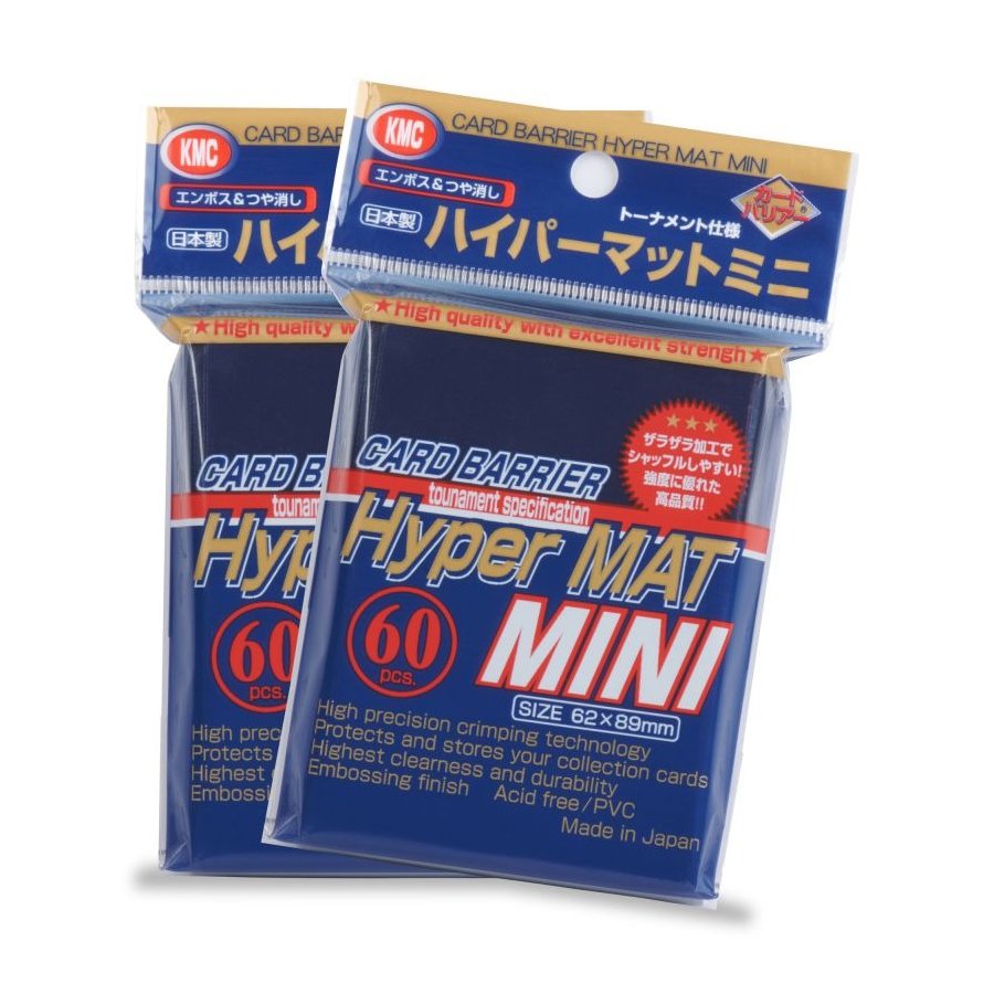 KMC: Mini Sleeves  Hyper MAT: Blue